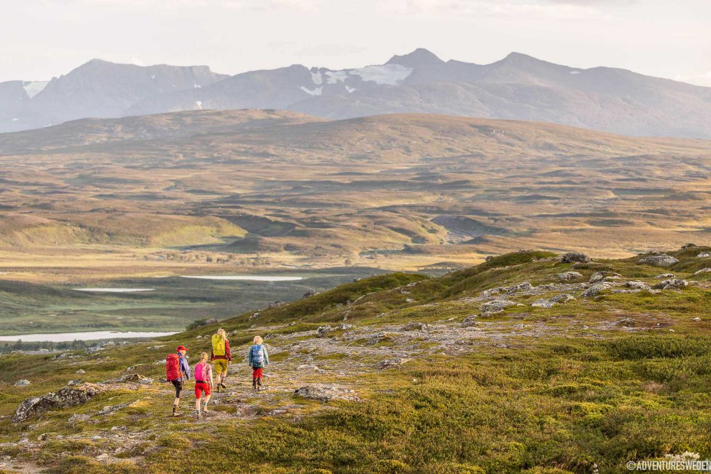 Vandrare vid Jämtlandstriangeln | Foto: Niclas Vestefjell