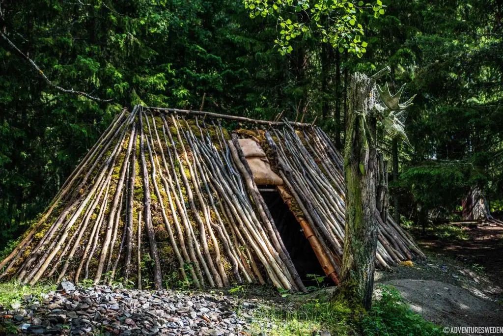 Forntida vinterhydda i Glösa | Foto: Erika Willners