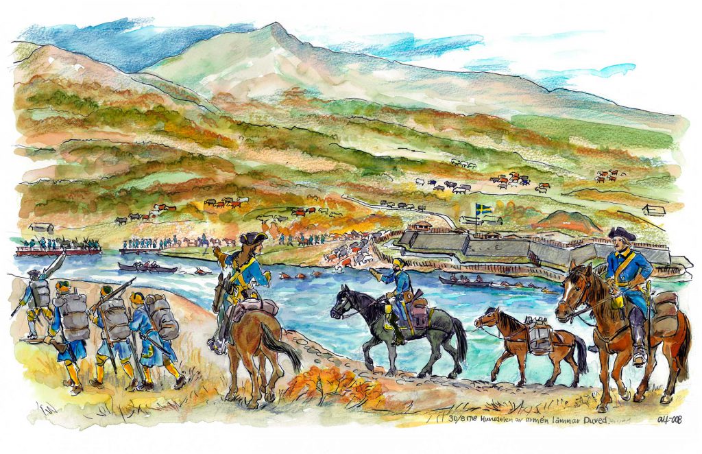 Swedish Caroleans start war campaign Alf Lannerbäck