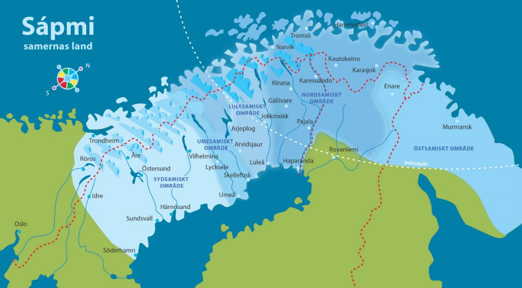 Map of Saepmie Sapmi