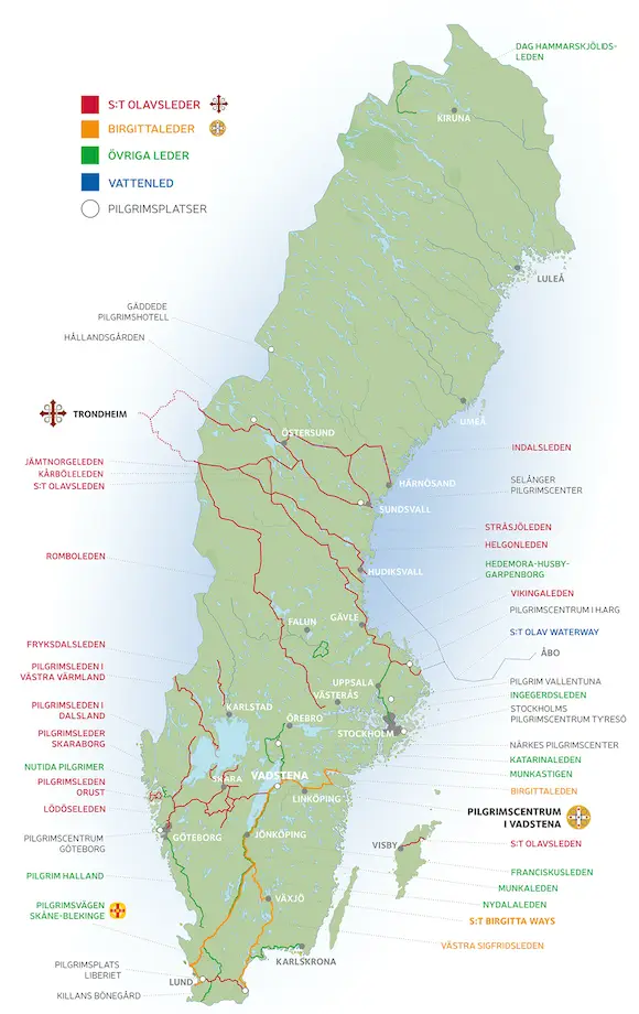 Pilgrim paths of Sweden 2023