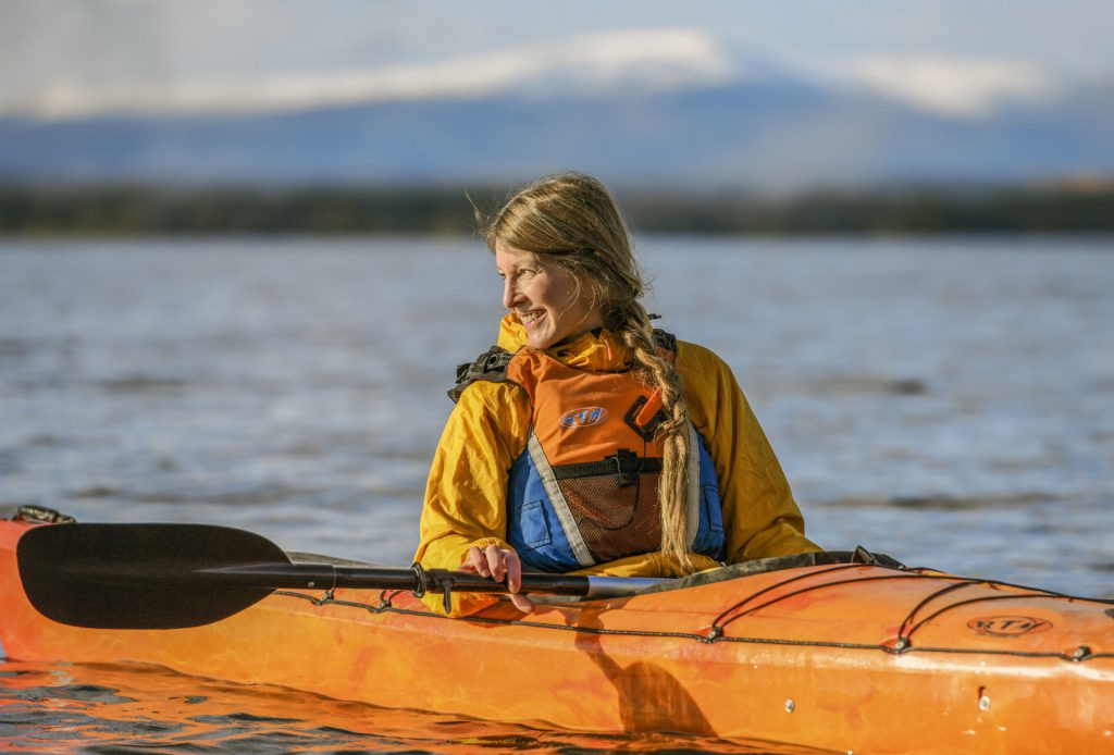 NorderönKajakKvinnaMedFlätaErika