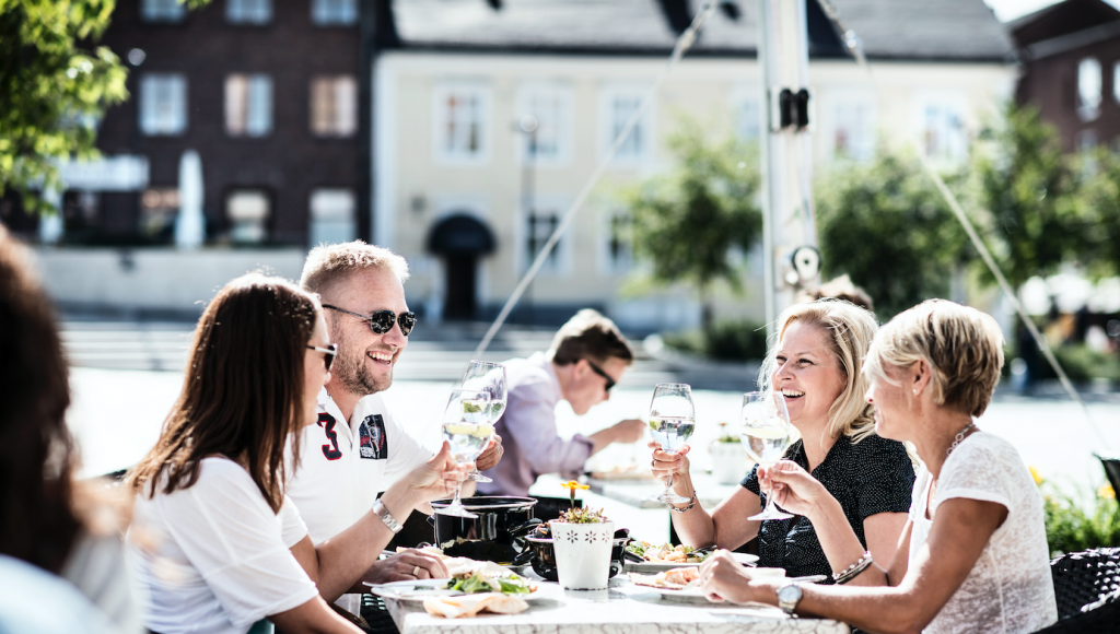 Uteservering Östersund Stortorget