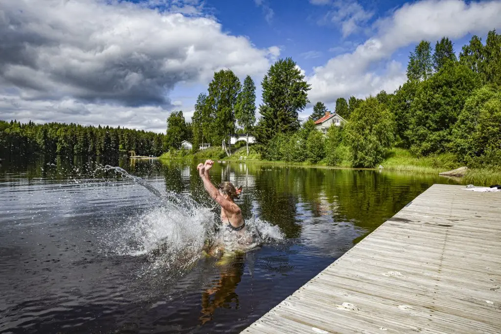 jetty lake swim Lena Hedman