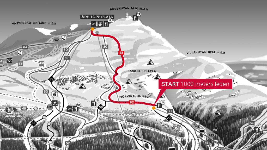 1000metersleden åre ski touring