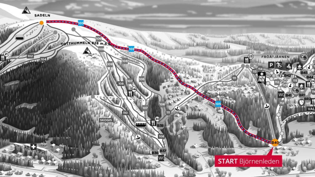 Björnenleden Åre ski touring