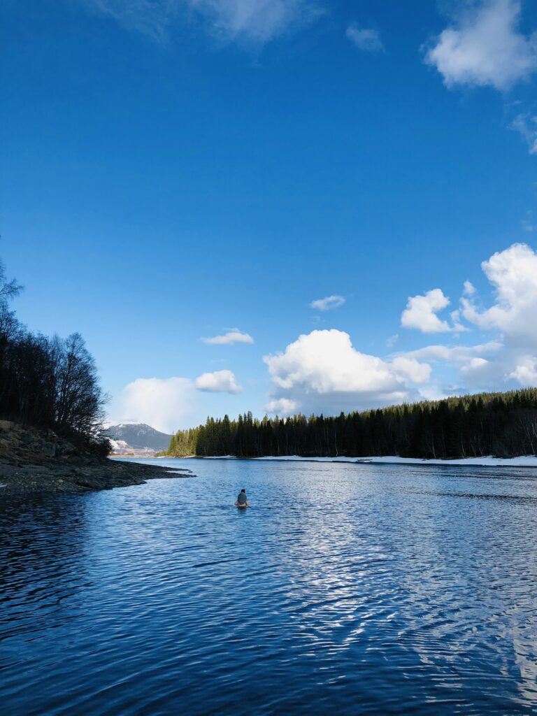Vinterbad Indalsälven Maria Wilhelmsson