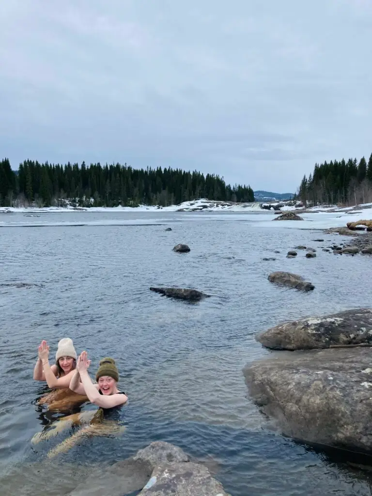 Vinterbad Tegeforsen Sami Vaihoja