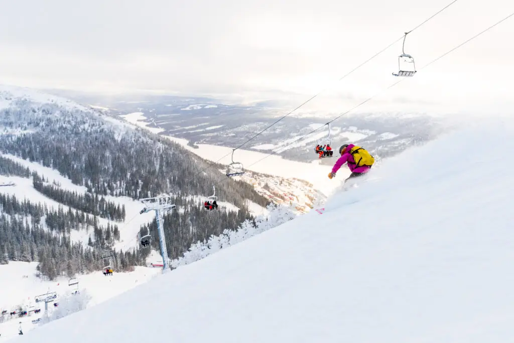 Skiing in Åre. Photo: Anette Andersson