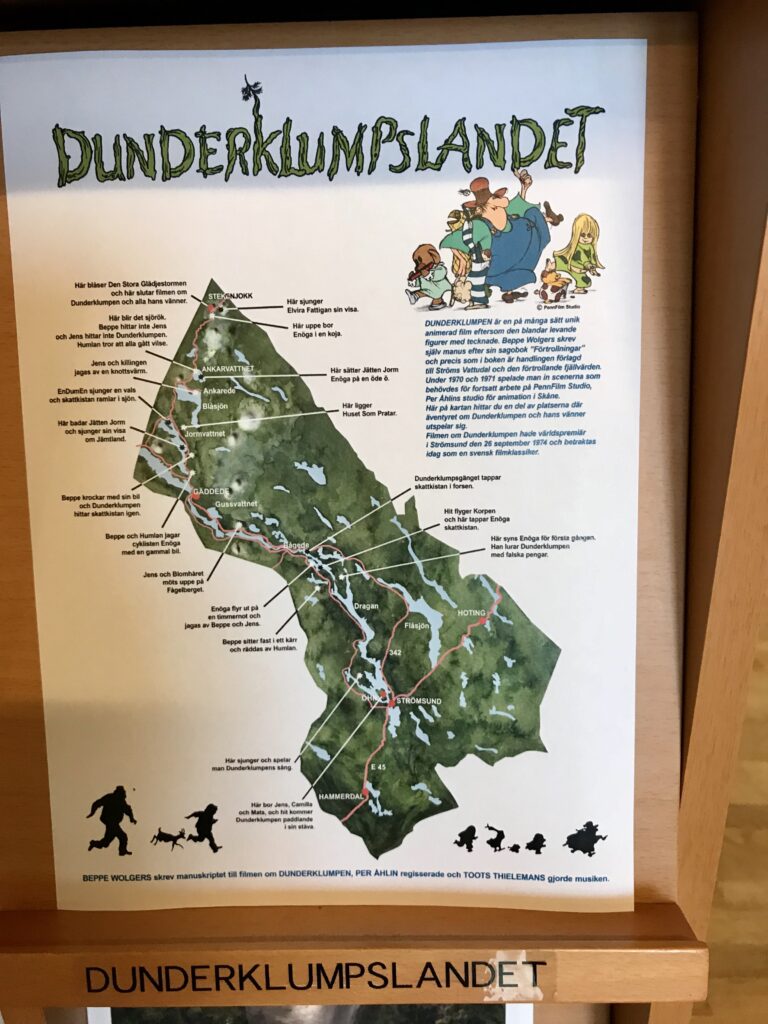 Dunderklumpslandet karta