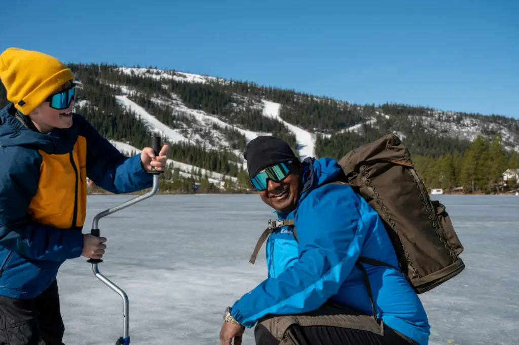 Isfiske Klövsjö Vemdalen Kenneth Grym