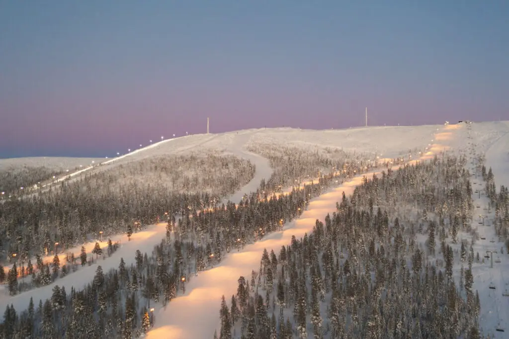 kvällsskidåkning Björnrike Skistar Vemdalen