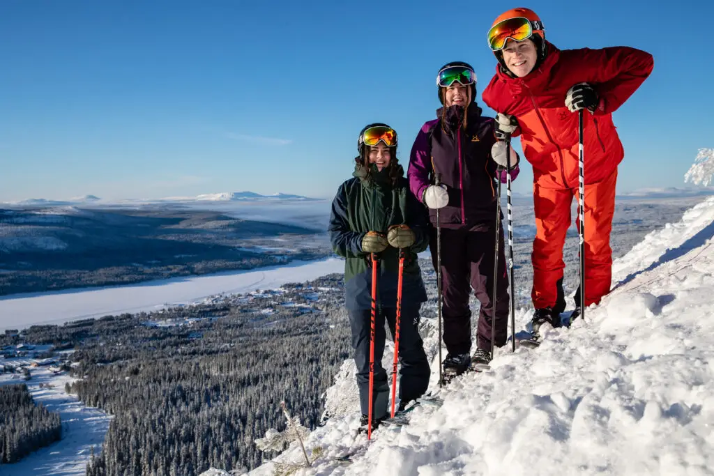 Skidåkning i Lofsdalen