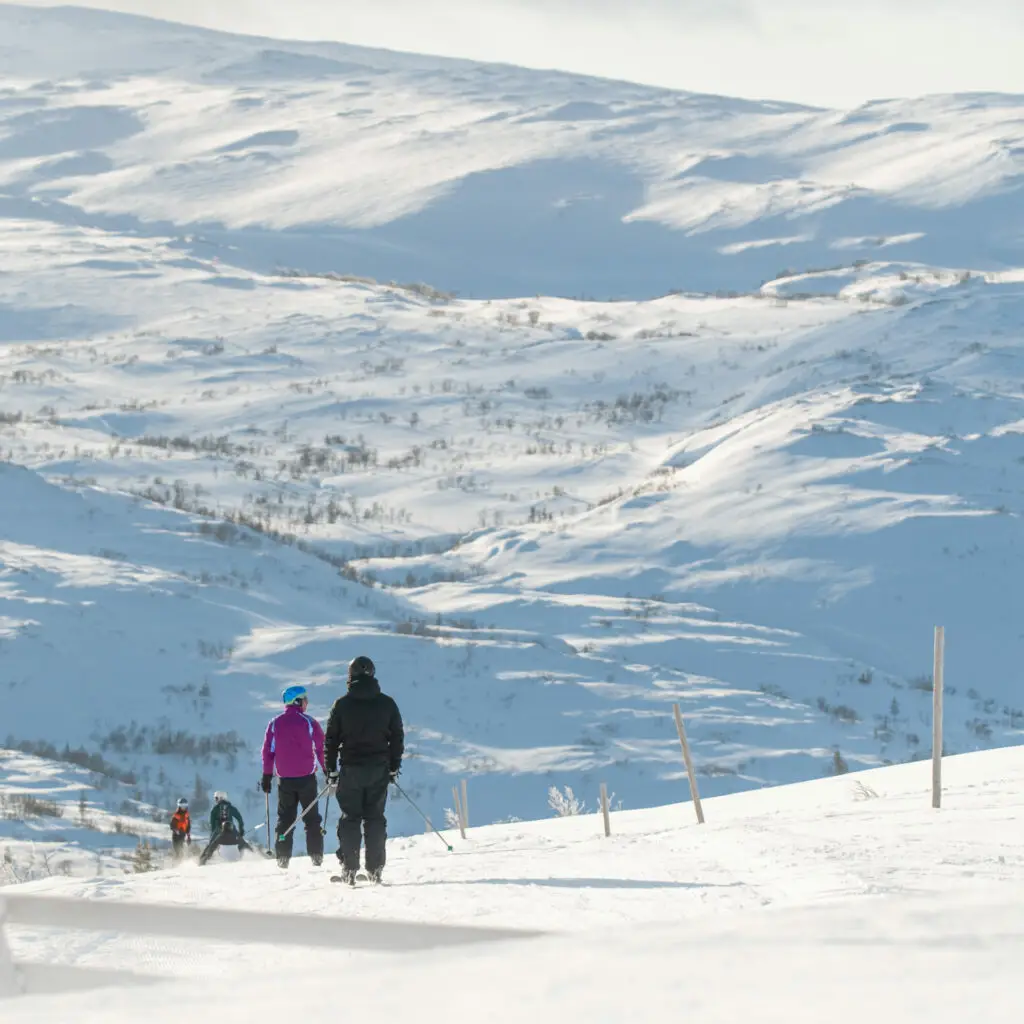 Skidåkning i Storlien