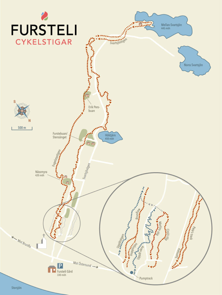 Fursteli cykelkarta
