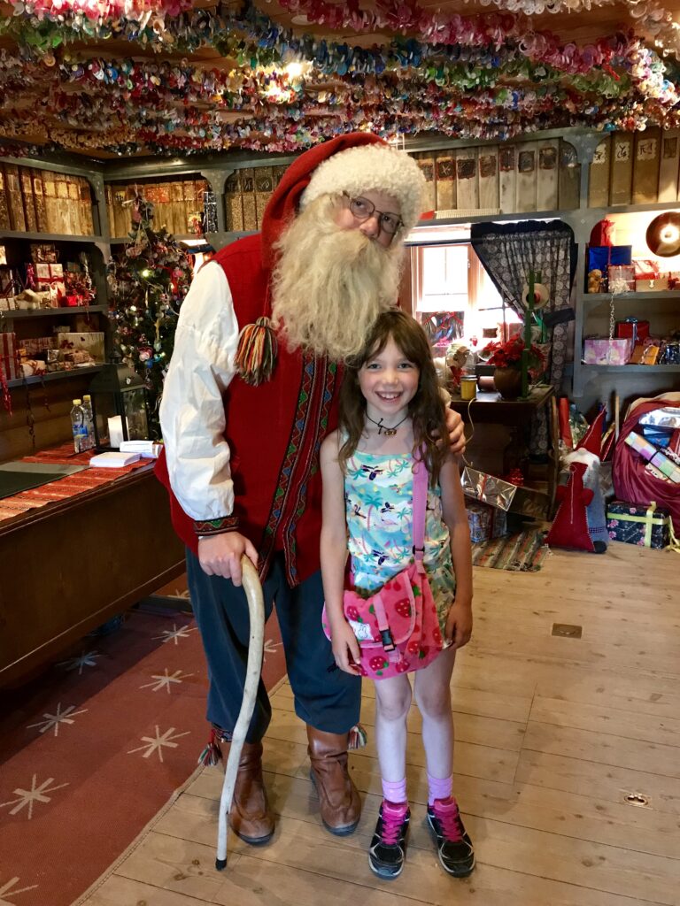 Möte med Tomten i Gesunda Anne Adsten