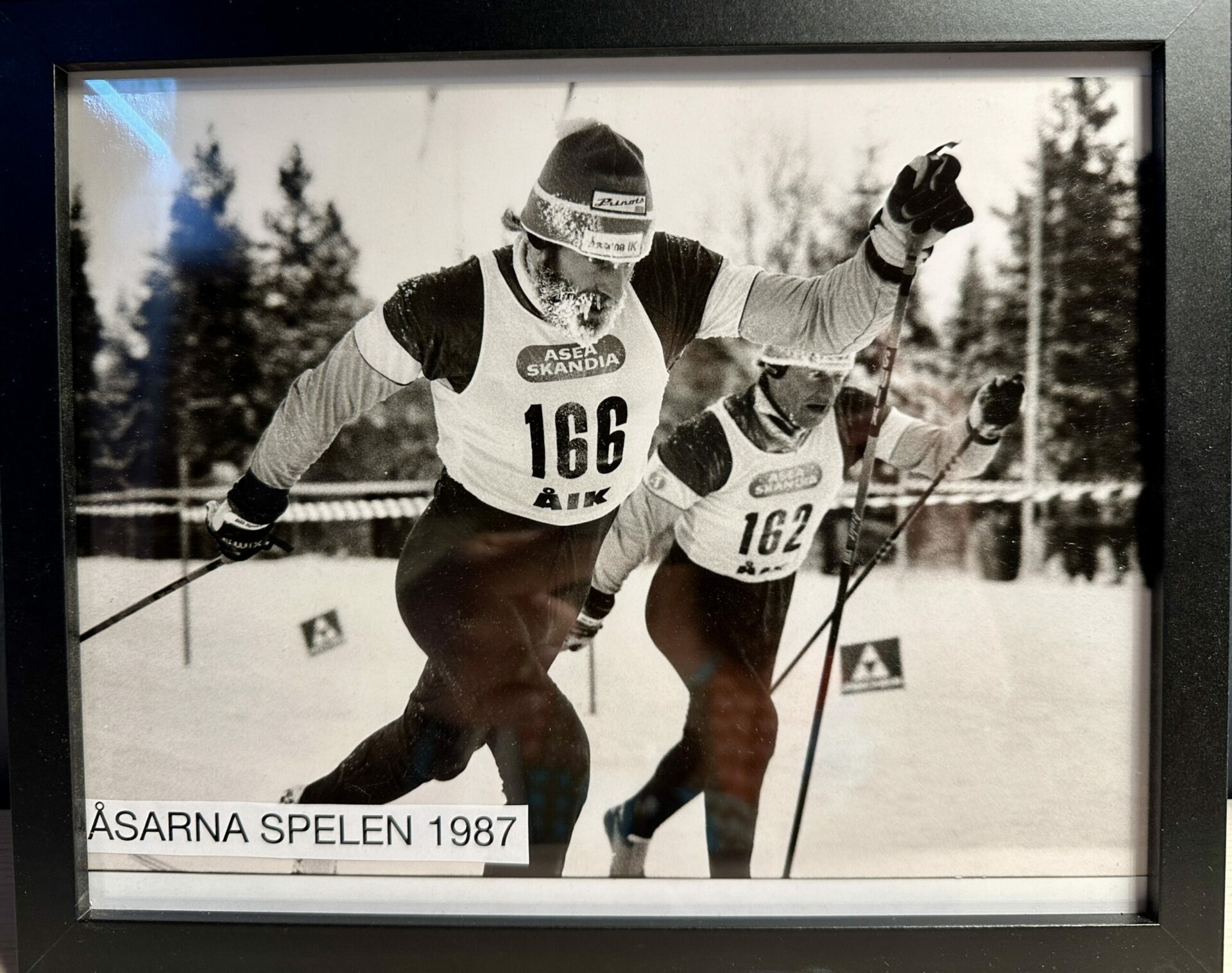 Åsarna Skicenter bilder från ortens skidhistoria. Foto: Anne Adsten