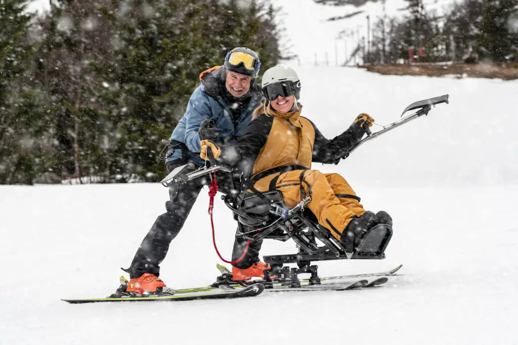 Skidåkning i Trillevallen. Foto: Mats Lind