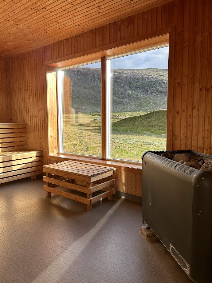 STF Helags fjällstation bastu