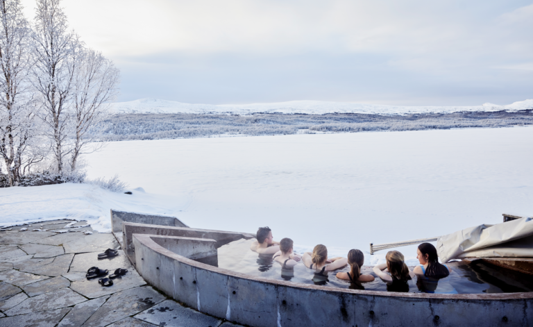 varm pool Fjällnäs Spa Mii Gullo