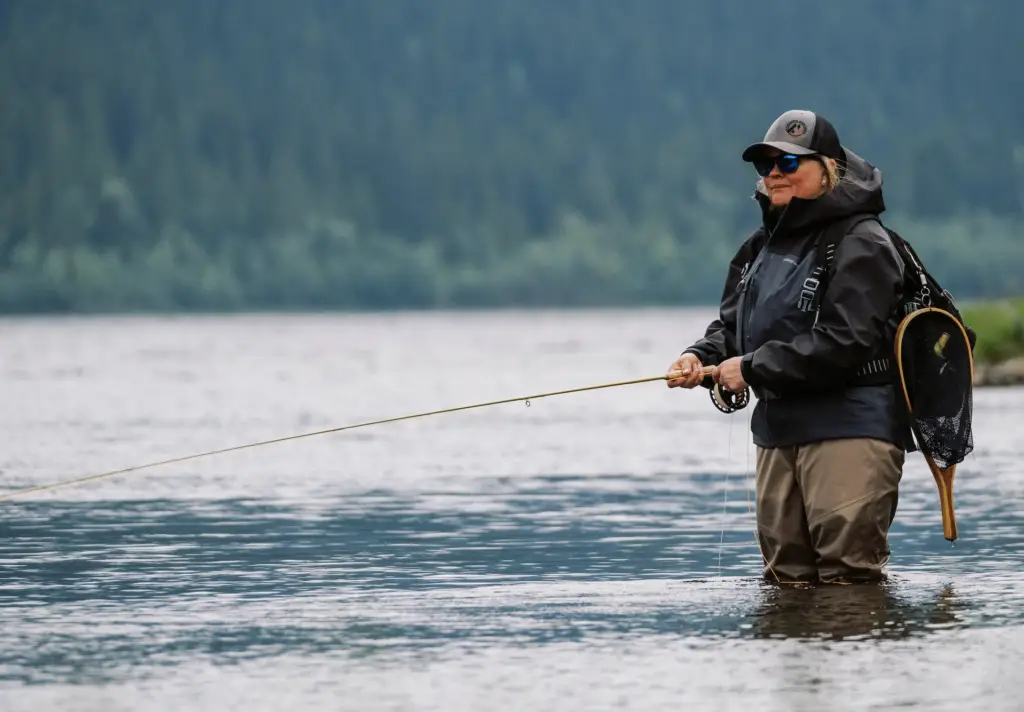 Marika Jormvattnet Flugfiske Vildmarksvägen Darren Hamlin