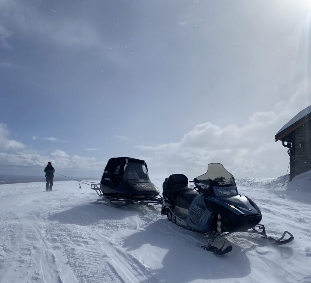 Skoter med kälke Andreas Edholm