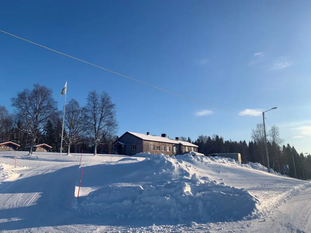 STF Björkvattnet Vildmarksvägen vinter