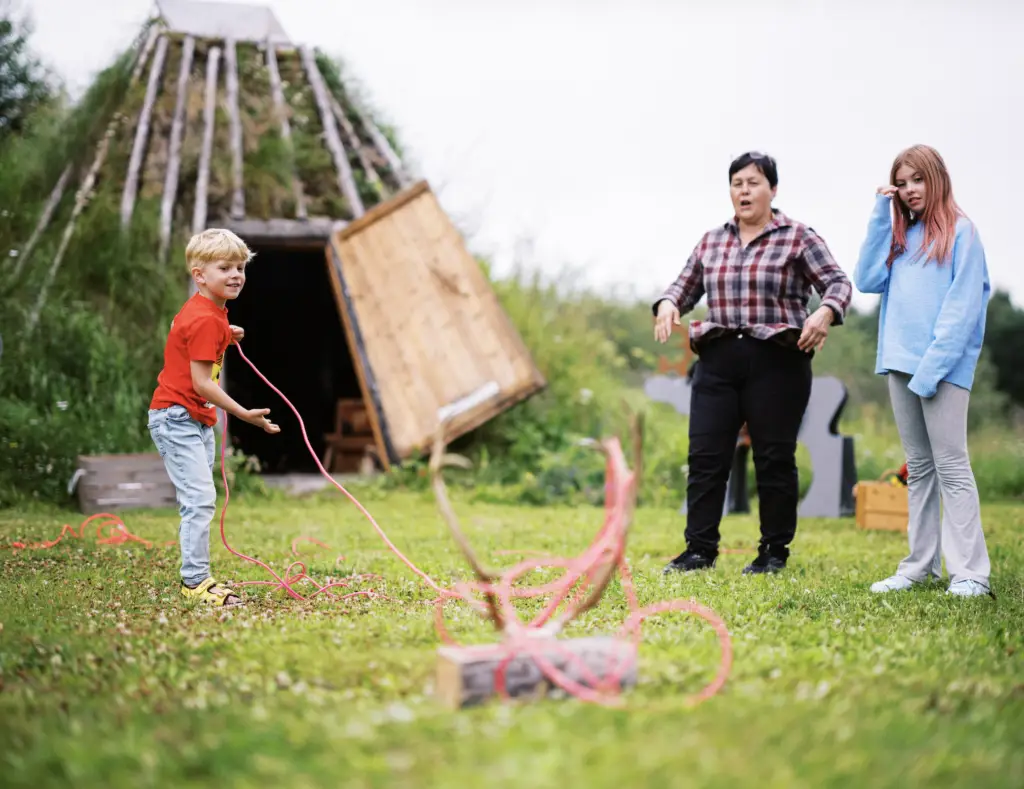 Lassokast renhorn Strömsunds hembygdsgård Vildmarksvägen Darren Hamlin